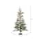 7ft. Unlit Bed Rock Pine Artificial Christmas Tree